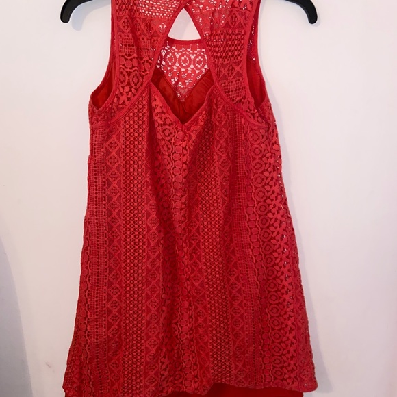 SOLD🌟 coral spring dress - Picture 3 of 3
